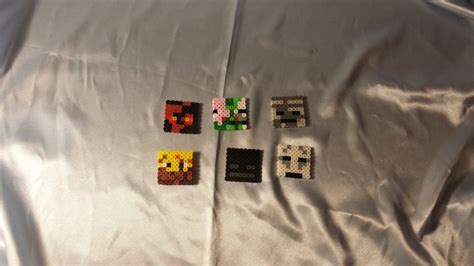 Minecraft Charactermob Sprites Perler Bead Art Etsy