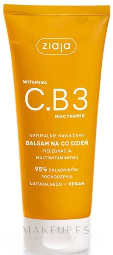 Ziaja Vitamin C B3 Niacinamide Bálsamo corporal Makeup es