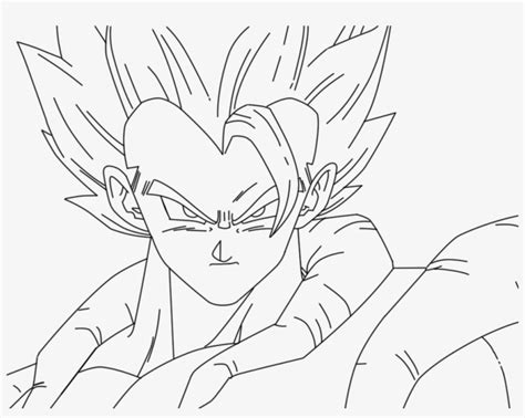 Gogeta Ssj Lineart By Maniaxoi On Deviantart P Ginas Para Colorir The