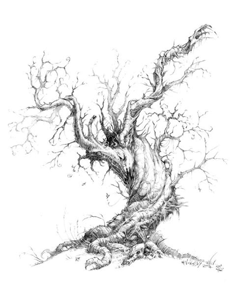 Forest Pencil Drawing at GetDrawings | Free download