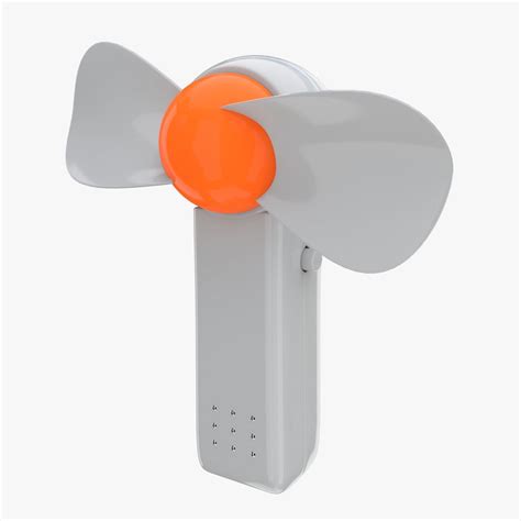 Ventilador De Mano Modelo D Blend Obj Dae Fbx Free D