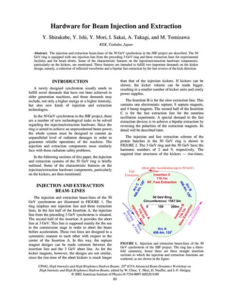 Pdf Hardware For Beam Injection And Extraction