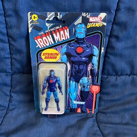 Hasbro Toys Marvel Legends The Invincible Iron Man Stealth Armor Kenner Figure Poshmark