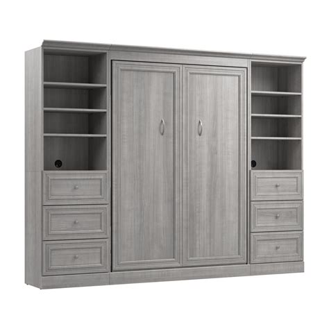 Versatile Full Murphy Bed And Closet Organizers With Drawers W