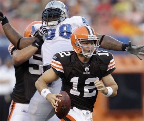 Browns Quarterback Colt McCoy Impressed With Detroit Lions Front Four