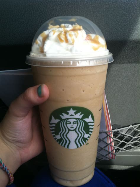 I got Starbucks today! Caramel Frappe. It was sooooo yummy! What's your ...