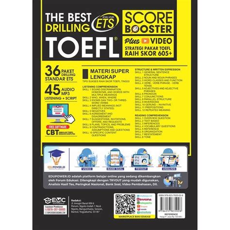 Rekomendasi Buku Toefl Terbaik Dan Terbaru Cocok Untuk Latihan