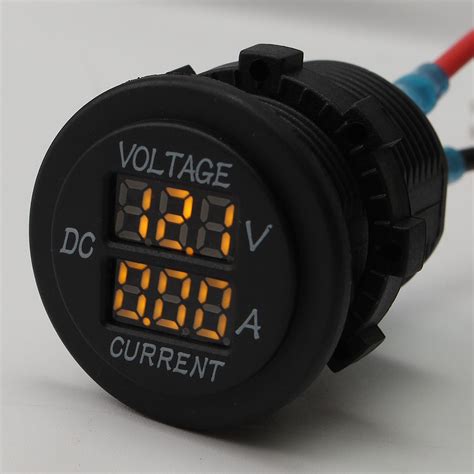 Car Dc V V Voltmeter Ammeter Led Display Digital Voltage Meter