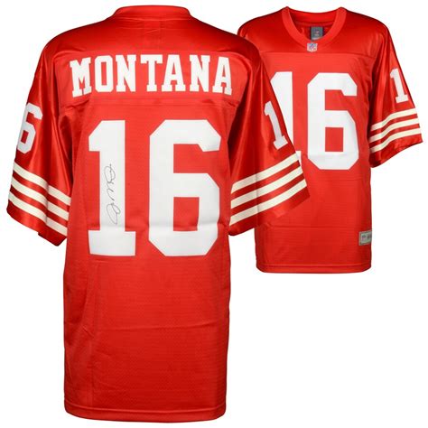 Fanatics Authentic Joe Montana San Francisco 49ers Autographed Red Pro