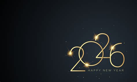 2026 Happy New Year Background Design. 33127357 Vector Art at Vecteezy