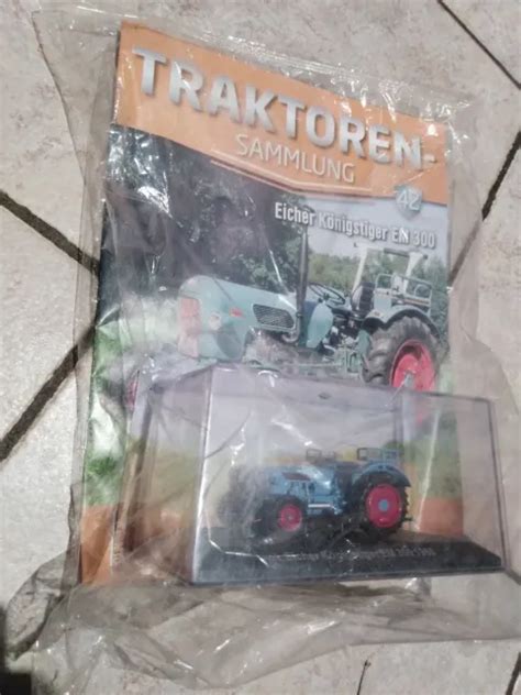 TRAKTOREN SAMMLUNG Eicher Königstiger EM 300 hachette 1 43 Neu