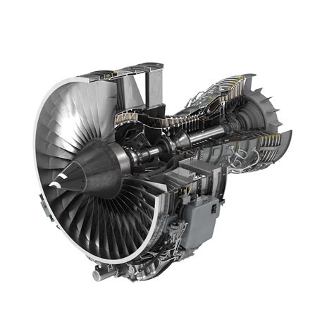 turbofan engine cfm international 3d max