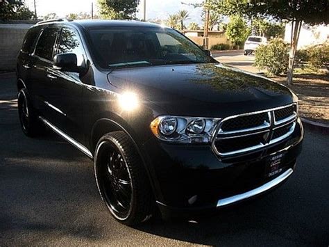 Find used 2013 Dodge Durango Crew Black 22" Wheels & Tires 3.6 liter 292hp 13 Mopar 22 Rim in ...