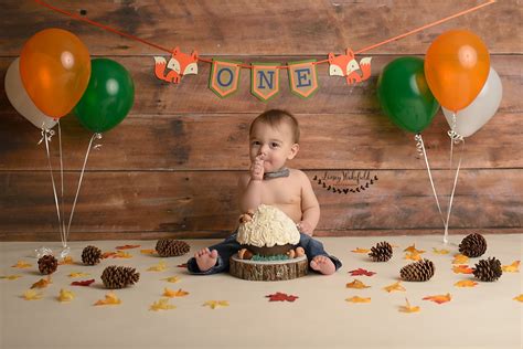 Cake Smash Cake Smash Session Woodland Cake Smash First Birthday Milestone Session