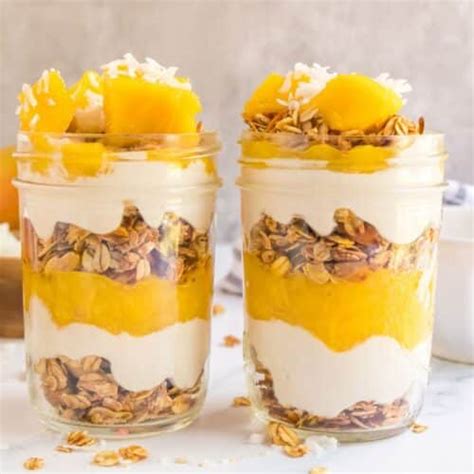 Mango Parfait 5 Minutes And Vegan