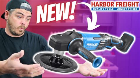 New Battery Powered Polisher From Harbor Freight Hercules Rotary Youtube