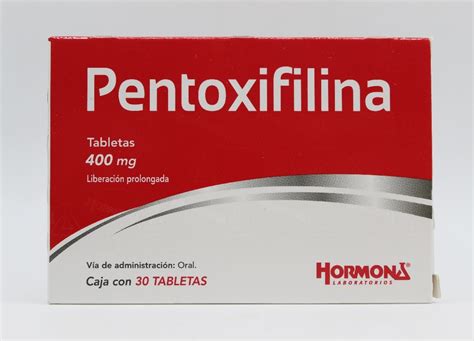 Pentoxifilina Mg Tabletas Farma Gen