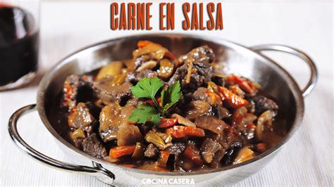 Carne En Salsa Guisada Recetas De Cocina Casera