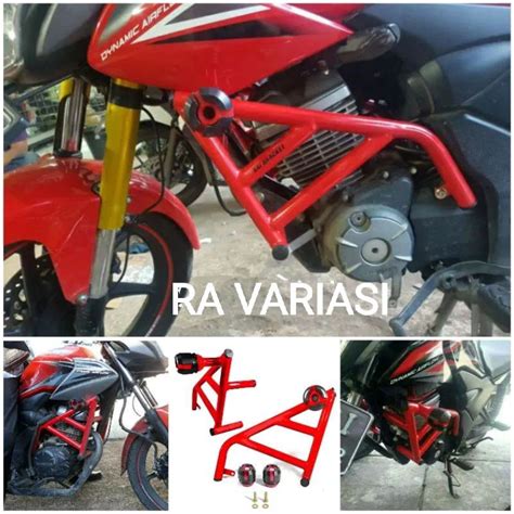 Jual Crashbar Honda Verza 150 Tubular Verza Old Plus Jalu Slider Agna