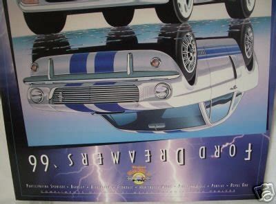 RARE Promo Ford Mustang Posters- Mounted/Framed- Nice | #23757651