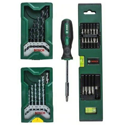 Bosch Mini X Line set burgija sa libelom i ručnim odvrtačem 2607017200