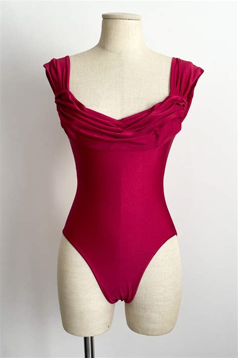 CHANTAL THOMASS 1992 Hot Pink Swimsuit XS S Emerieu