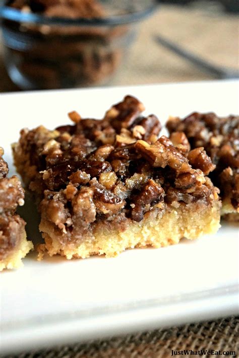 Healthy Pecan Pie Bars - Gluten Free, Vegan