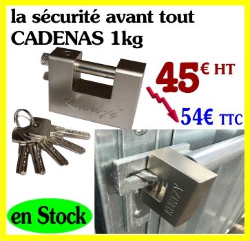 Cadenas Ext Rieur Ultra Robuste Kg Avec Cl S Self Armor Box