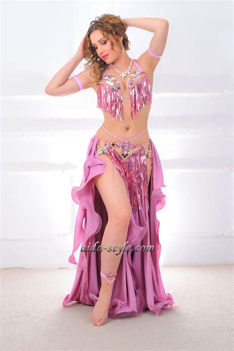 Pink Belly Dancer Outfit Aida Style