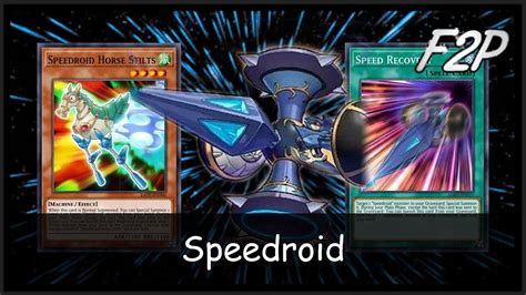 F2P SPEEDROID Probably The Cheapest Synchro Combo Deck In The Game