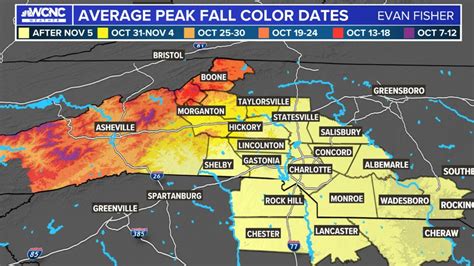 When to expect peak fall color in the North Carolina mountains | wcnc.com