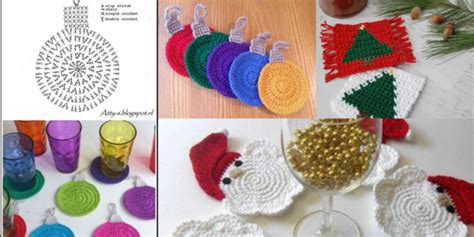 Sous Verres Au Crochet Pour No L Id Es Et Tape Par Tape