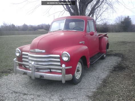 1951 Chevy 3100 5 Window Pickup Truck