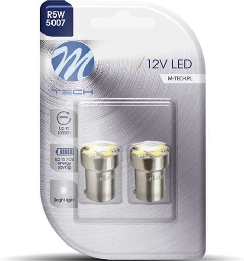 M Tech Led Ba S R W V Basic X Led Diode Wit Set Bol