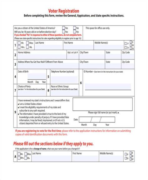 2024 Voter Registration Form Rasla Aeriell