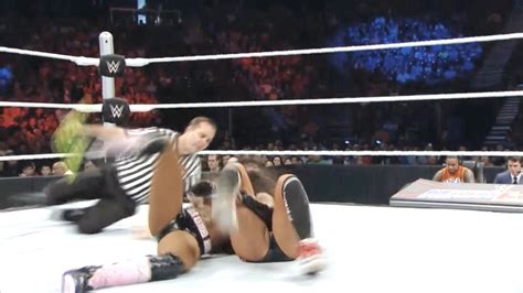 Naked Nikki Bella In WWE Monday Night RAW