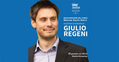 Gennaio Incontro In Memoria Di Giulio Regeni News Unipv