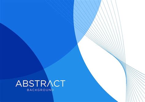 Premium Vector Modern Blue Abstract Background Design Vector