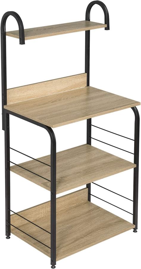 Eugad Scaffale Da Cucina Per Microonde Carrello A Ripiani In Mdf