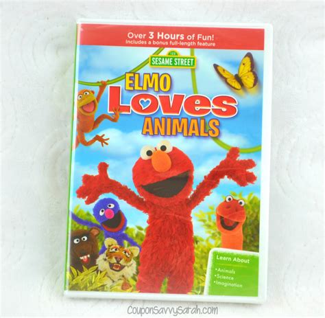 Coupon Savvy Sarah: Sesame Street: Elmo Loves Animals arrives on DVD 6/6 with over 3 Hours of ...