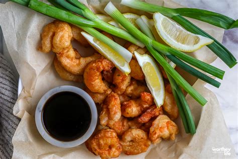 Beer Battered Shrimp With Guinness Glaze