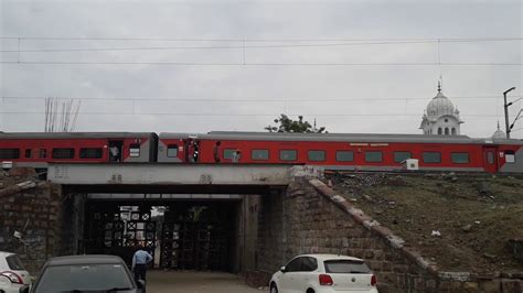 First LHB Run Of 02622 Newdelhi MGR Chennai Central Tamil Nadu SF