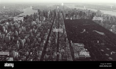 Aerial View Of Central Park In City Stock Photo - Alamy