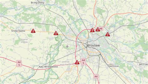 Niebezpieczne punkty na wrocławskich drogach Zobacz te miejsca w