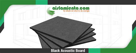 Black Acoustic Board AISLAMIENTO