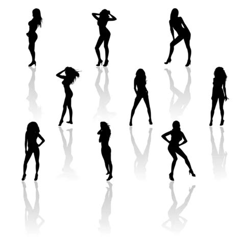 Set Of Women In Bikini Vector Stock Vector Image By Ngaga