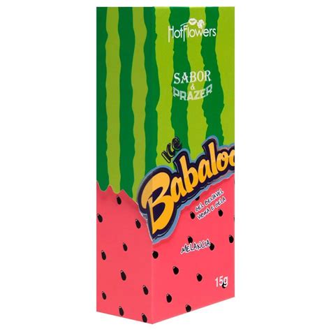 ICE BABALOO GEL MELÂNCIA BEIJÁVEL VIBRA E GELA G HOT FLOWERS