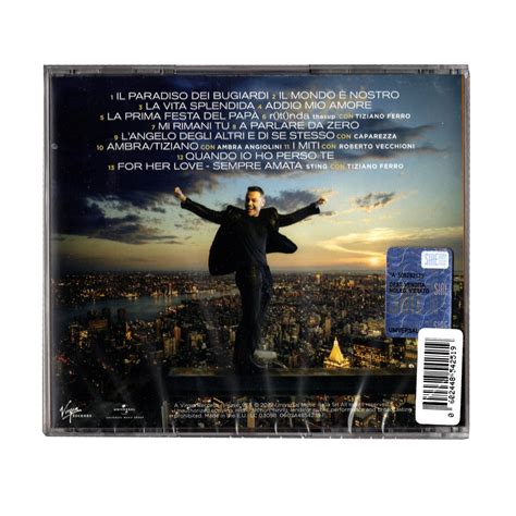 Tiziano Ferro Signed Album Cd Il mondo è nostro SignedForCharity