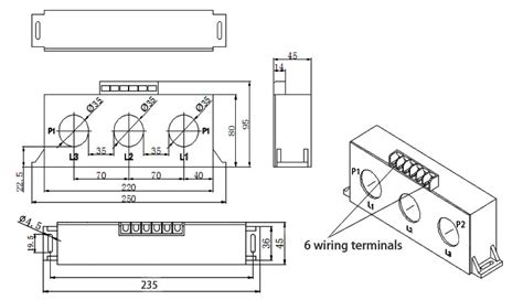 3 Phase Current Transformer, 100/5A, 200/5A, 250/5A | ATO.com