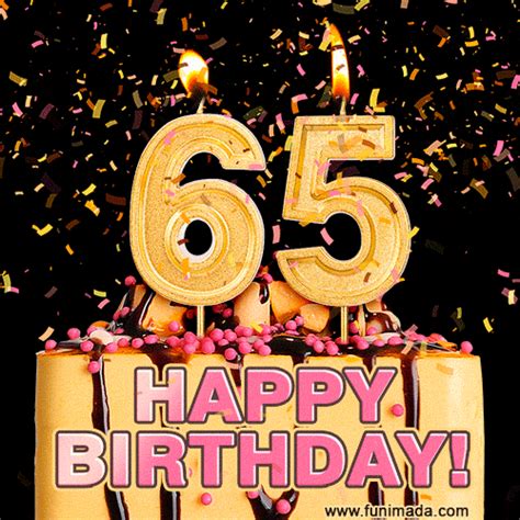 Happy 65th Birthday Images Gif